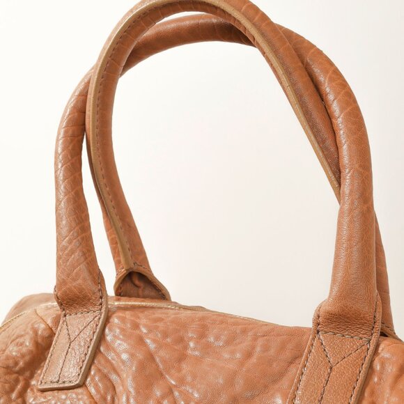 Yves Saint Laurent Easy Tan-Pebbled-Leather Handbag - Picture 7 of 14